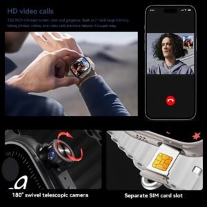 HW S11 Call 5G Android Smartwatch 8GB RAM 256GB Storage