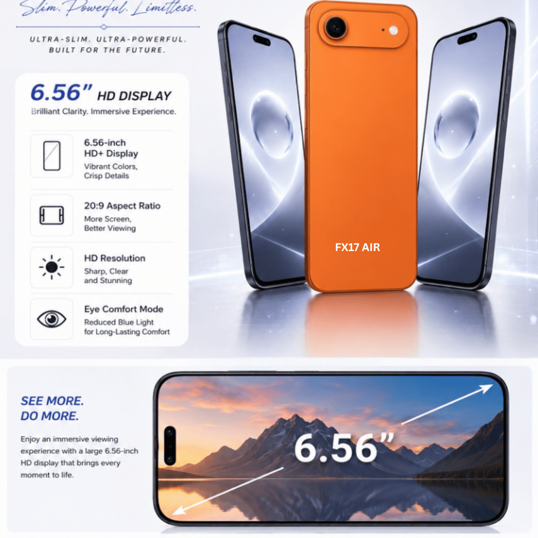 FX17 Air Dual Display Android Smartphone 4GB128GB