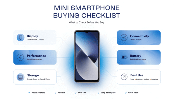 Mini smartphone buying checklist for choosing the Best Mini Smartphones in India, Best Mini Smartphones 2026, Best Compact Android Phones, Small Smartphones in India, and Pocket-Friendly Smartphones