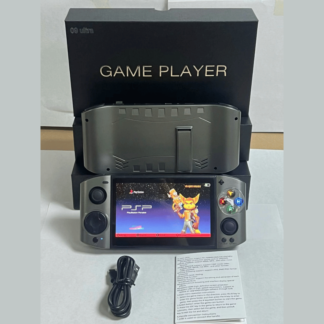 FX 09 Ultra Handheld Game Console with 5.1 Inch OLED Screen