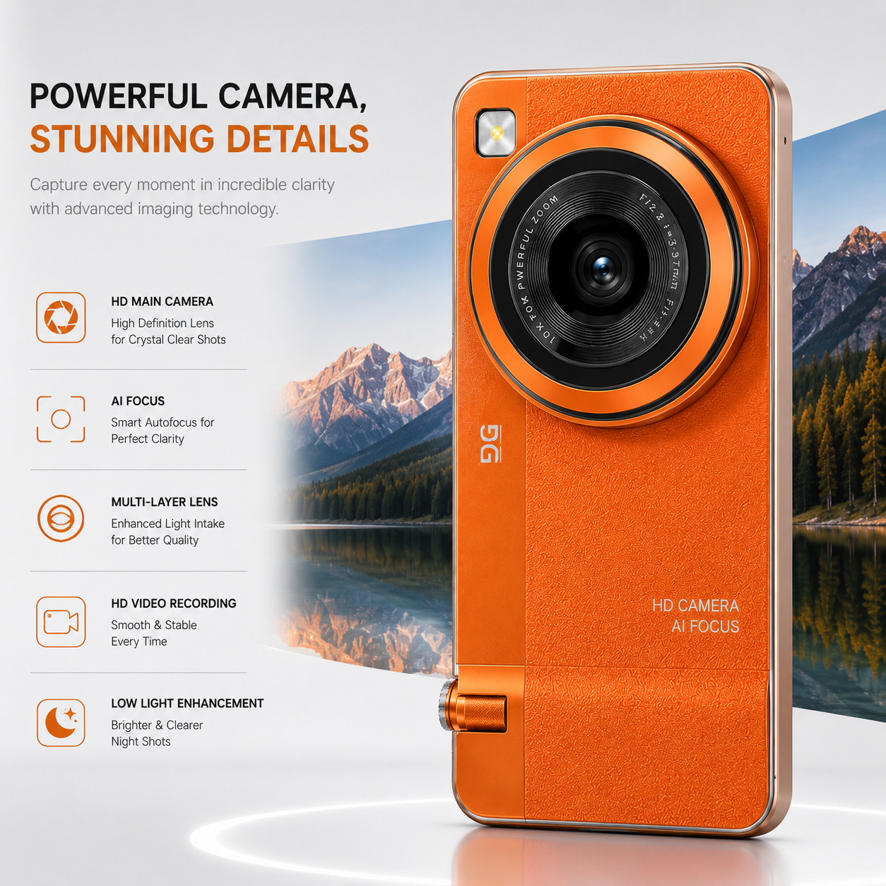 FX SnapCam Pro 5G Android HD Camera Smartphone 4GB 64GB