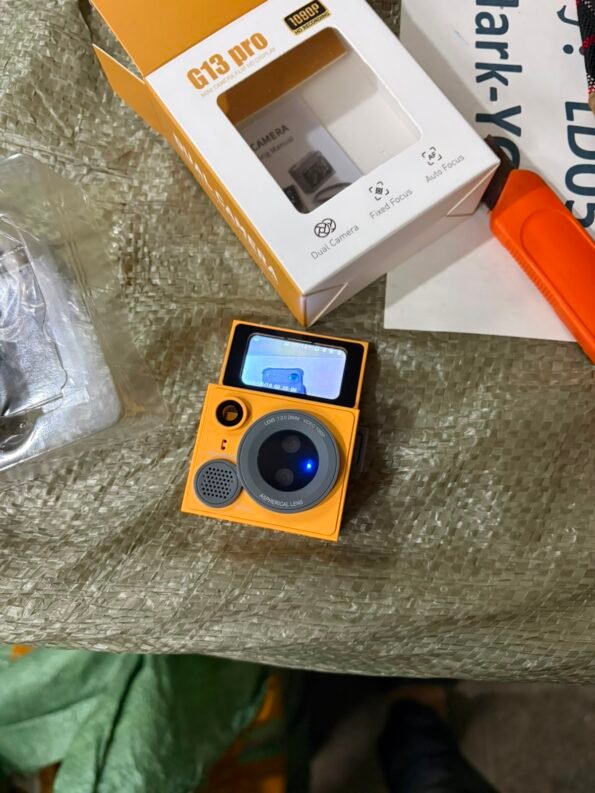 G13 Pro Mini Thumb Camera 1080P HD Dual Lens & Flip Screen
