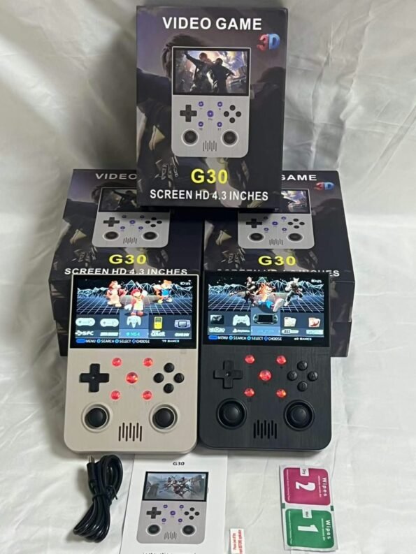 G30 4.3 Inch Handheld Game Console with 64GB Card