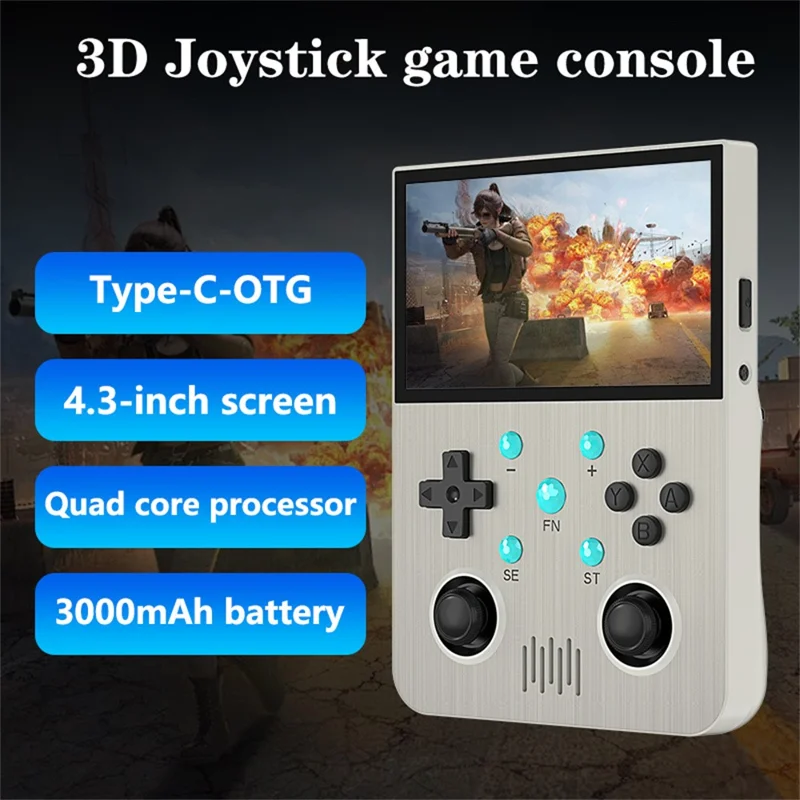 G30 4.3 Inch Handheld Game Console with 64GB Card