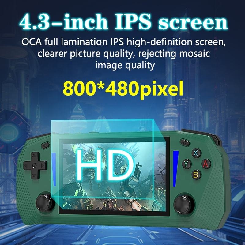G33 4.3 Inch Handheld Gaming Console with 128GB Storage