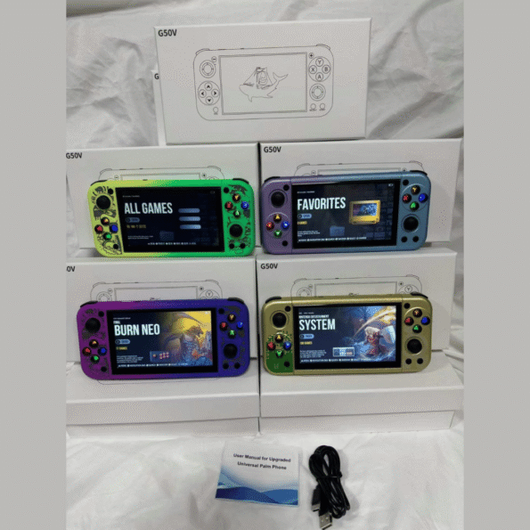 G50V 5 Inch Handheld Game Console with 64GB Storage