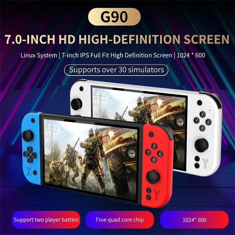 G90 7 Inch Handheld Game Console with Dual Joystick (2) G90 7 Inch Handheld Game Console with Dual Joystick