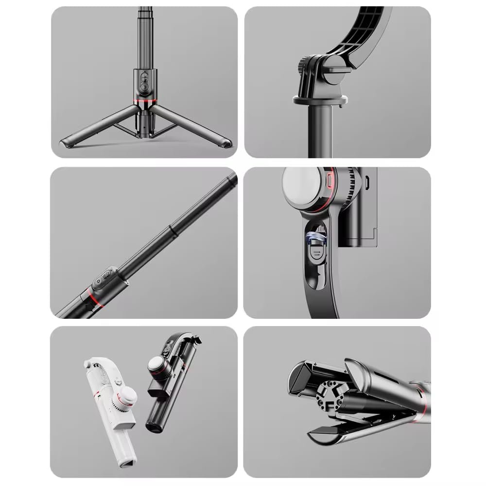 L19s Mobile Gimbal Stabilizer with Selfie Stick & Tripod