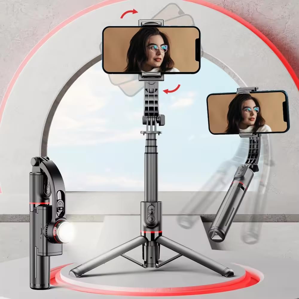 L19s Mobile Gimbal Stabilizer with Selfie Stick & Tripod
