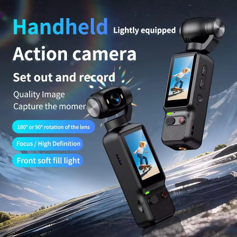 LK-032 Handheld Vlog Action Camera with Stabilization