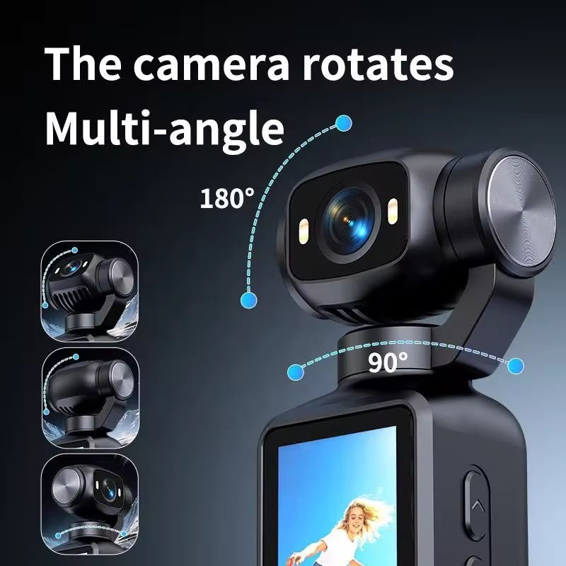 LK-032 Handheld Vlog Action Camera with Stabilization