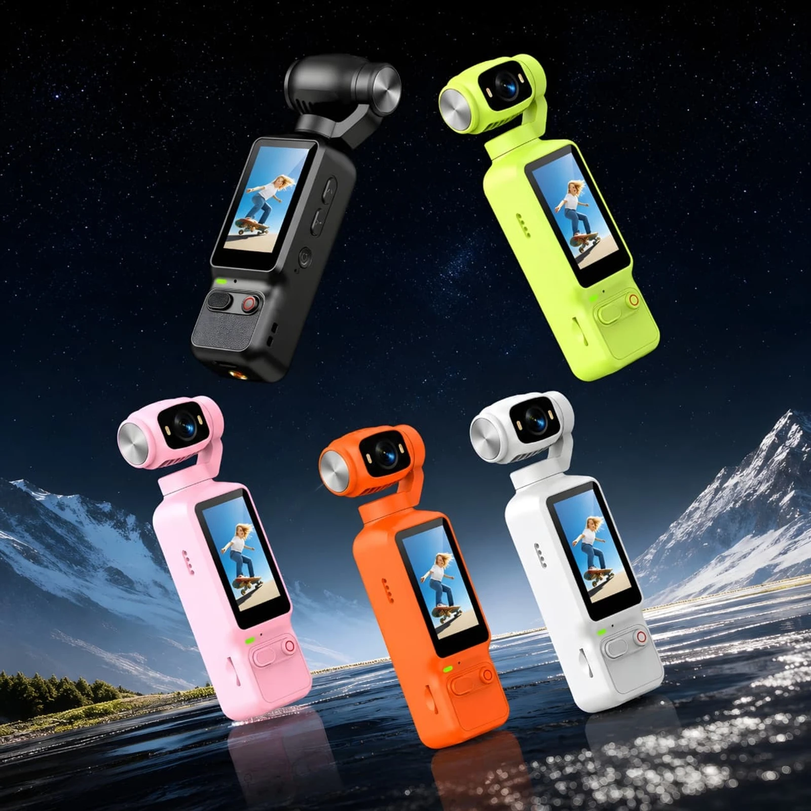 LK-032 Handheld Vlog Action Camera with Stabilization