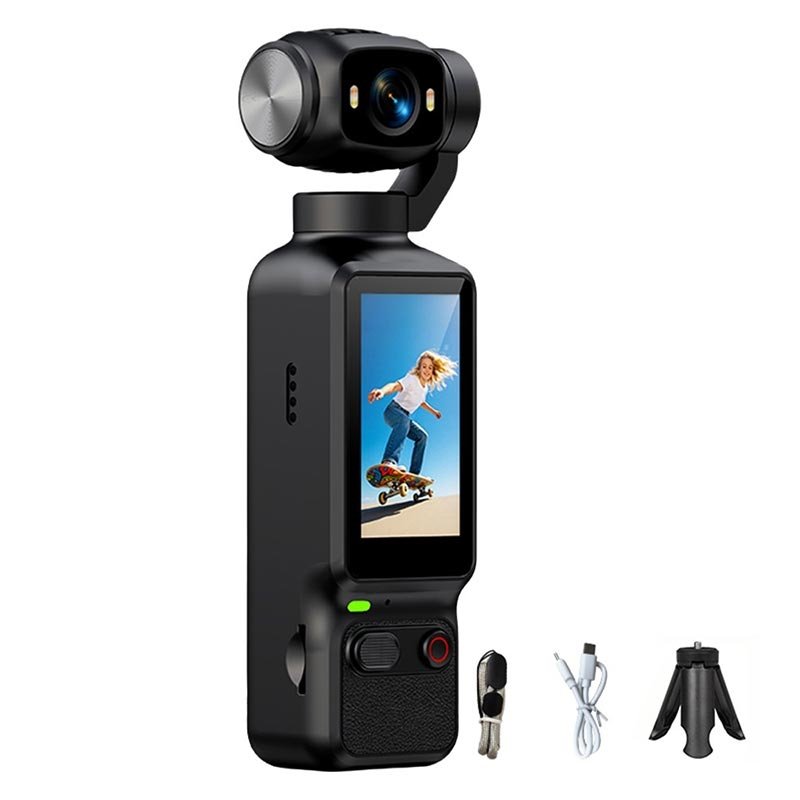LK-032 Handheld Vlog Action Camera with Stabilization