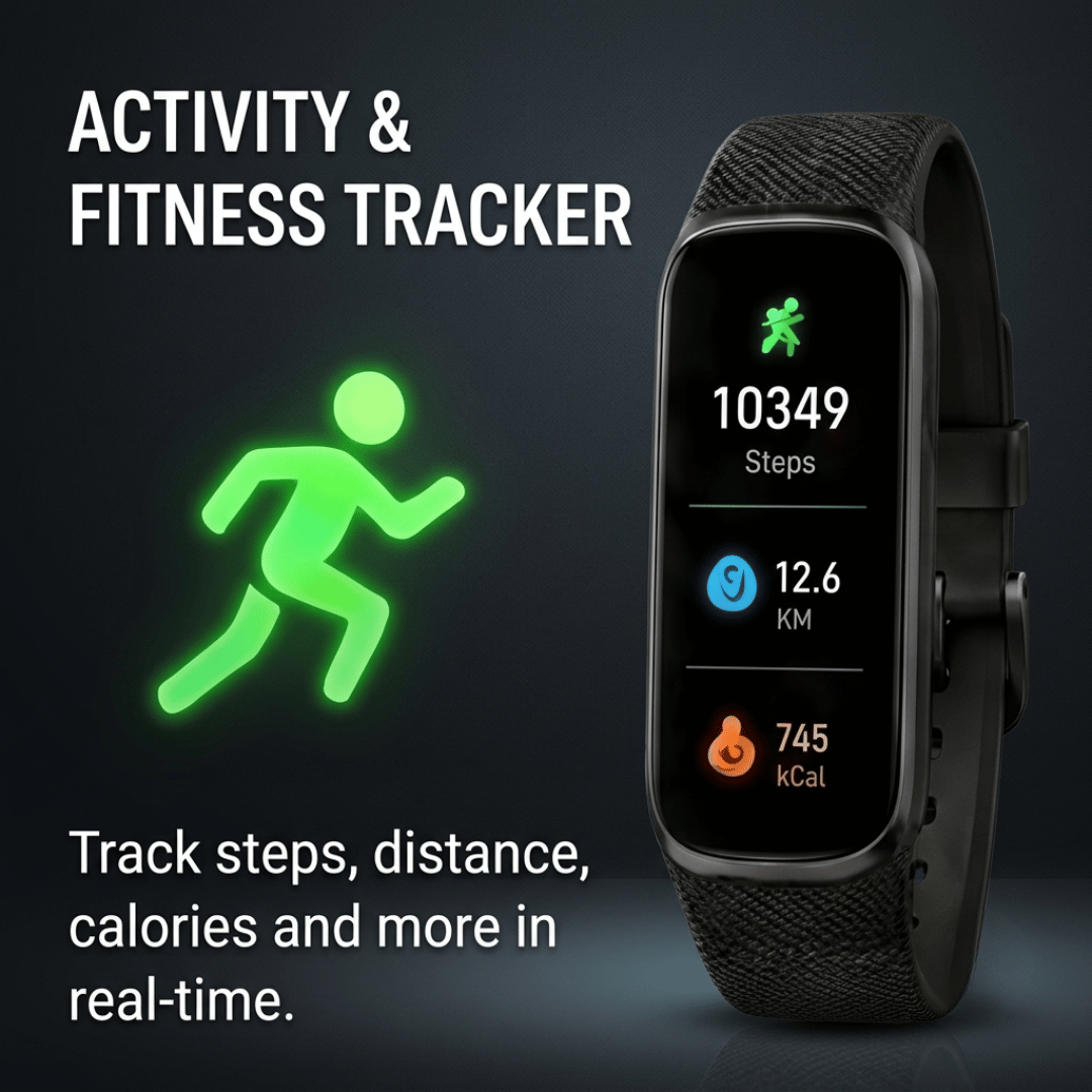 OVFLE ZONIX FIT BAND WP-1 Smart Fitness Band