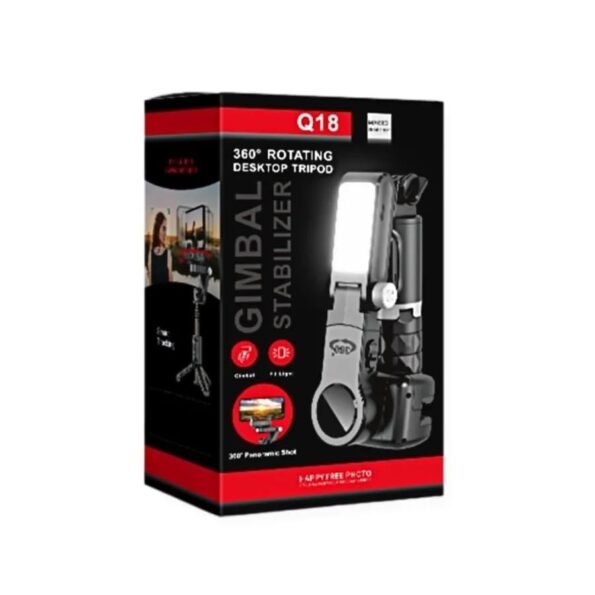 Q18 1-Axis Gimbal Stabilizer with Selfie Stick
