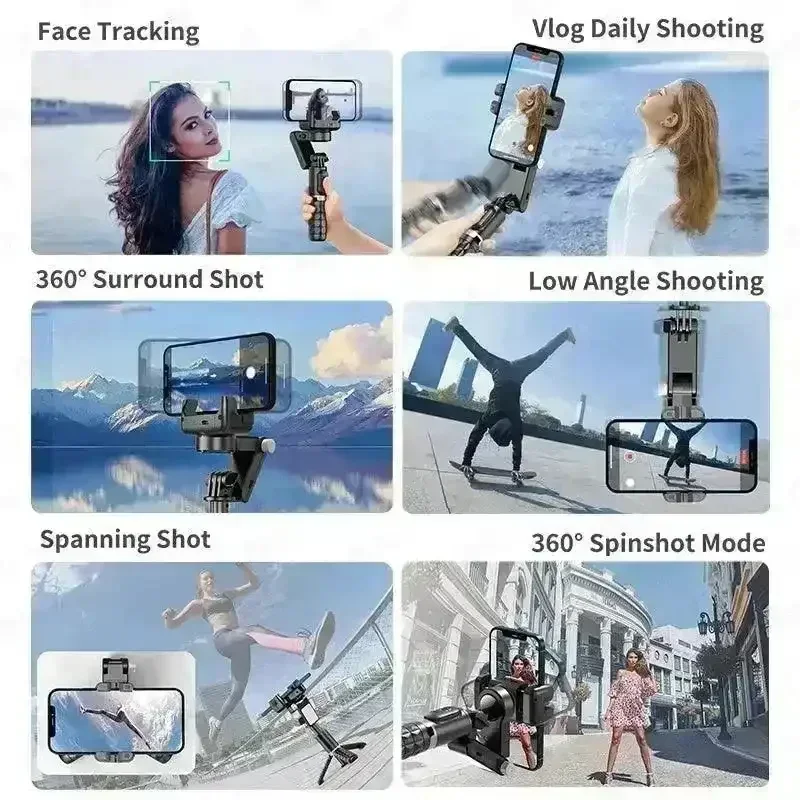 Q18 1-Axis Gimbal Stabilizer with Selfie Stick (11) Q18 1-Axis Gimbal Stabilizer with Selfie Stick