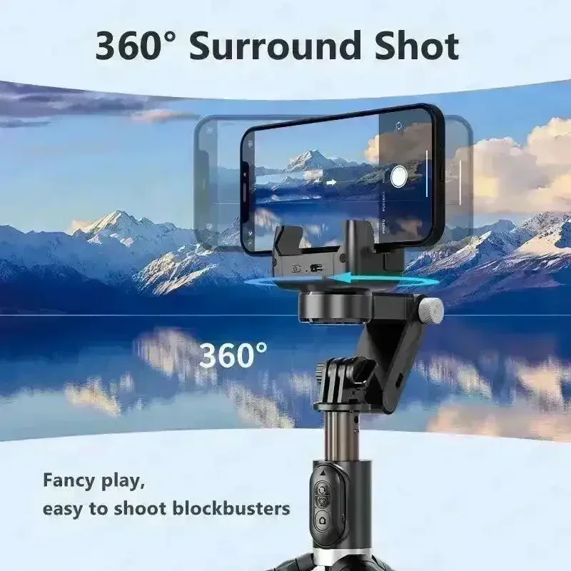 Q18 1-Axis Gimbal Stabilizer with Selfie Stick (2) Q18 1-Axis Gimbal Stabilizer with Selfie Stick
