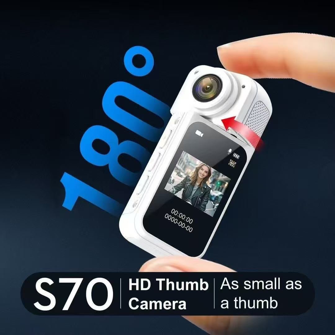 S70 Reverse Thumb 2.7K Camera with Stabilization & IPS Display (1) S70 Reverse Thumb 2.7K Camera with Stabilization & IPS Display
