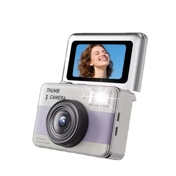 Y11 1.47 Inch Flip Screen Mini Thumb Camera with LED Light