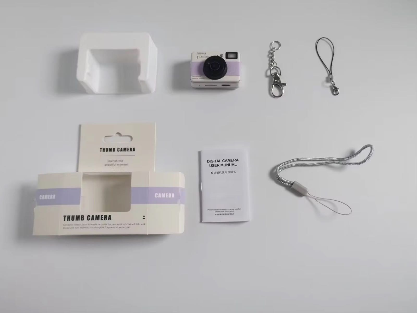Y11 1.47 Inch Flip Screen Mini Thumb Camera with LED Light