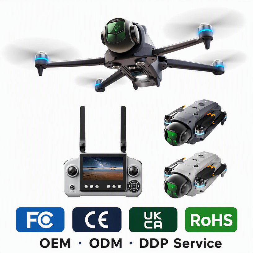A26 Pro 4K GPS Brushless Drone with Screen Remote