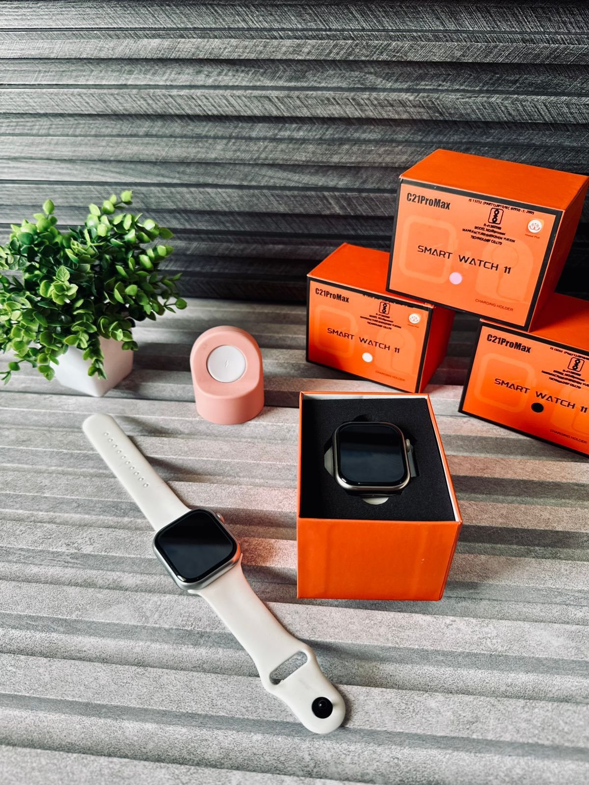 C21 Pro Max Smart Watch 11 with Magnetic Charging