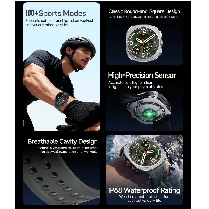 FX Watch Ultra 2 49mm Bluetooth Calling Smartwatch
