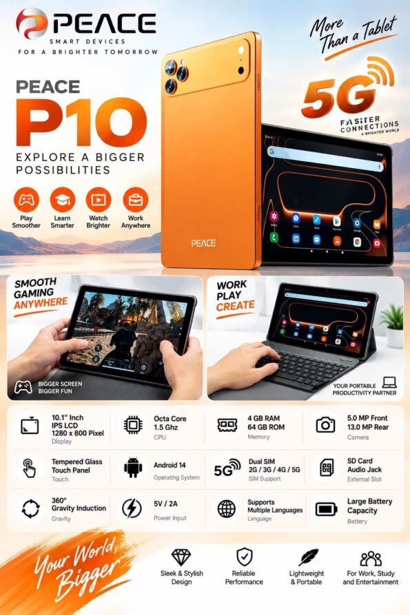 FX P10 Android Tablet 10.1 4GB64GB 5G