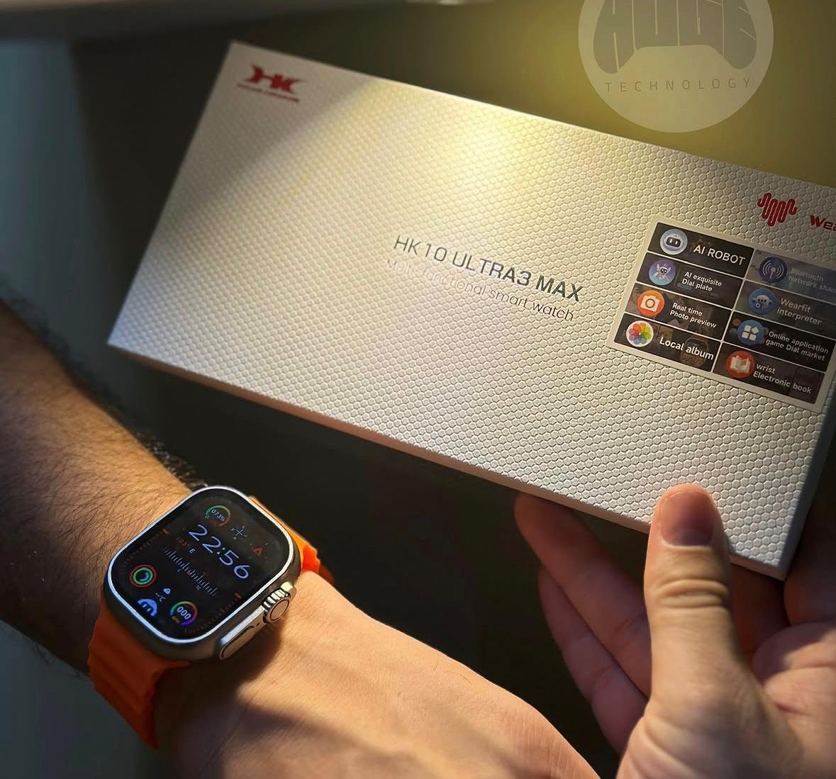 HK10 Ultra 3 Max Smartwatch | Bluetooth Calling & AI